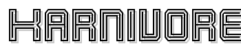 Karnivore-Tecca font